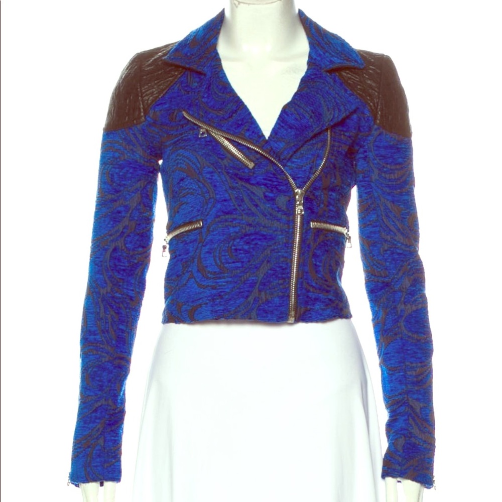 Alexis Printed Biker Jacket